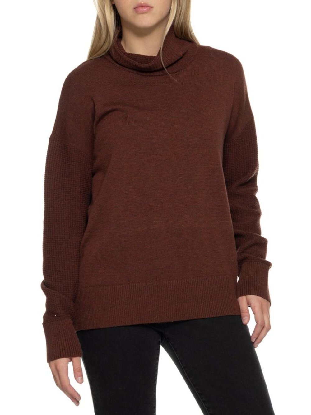 SmartWool Edgewood Cowl Neck Sweater - Merino Wool - Picture 1 of 2